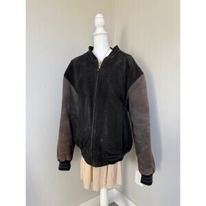 Leather Varsity Jacket